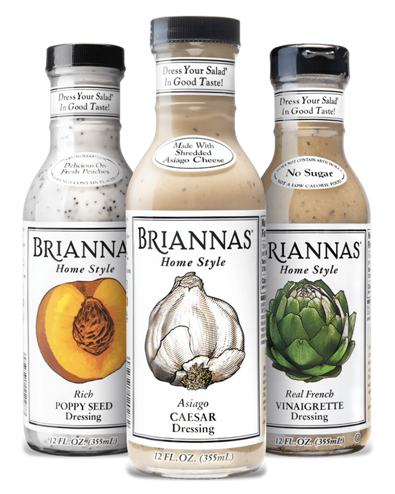 BRIANNAS bottle lineup