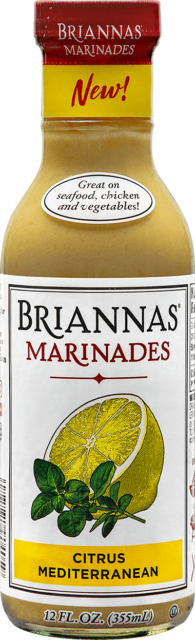 Citrus Mediterranean Marinade Bottle